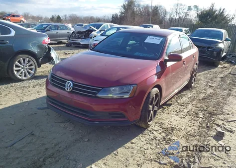 2017 Volkswagen Jetta 1.4T S z USA, uszkodzony, nr VIN 3VW2B7AJ6HM385833